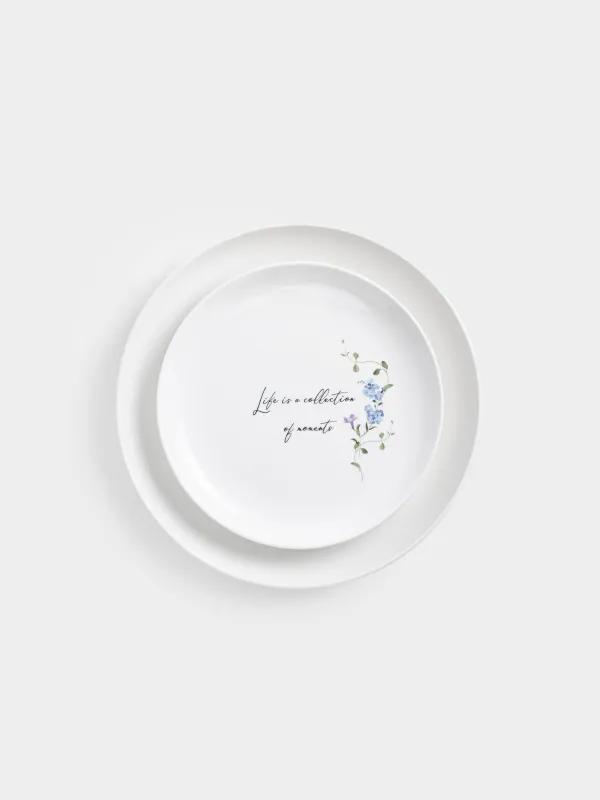 Сервиз обеденный, 6 перс, 19 пр, фарфор N, белый, Полевые цветы, Cowslip, image-2