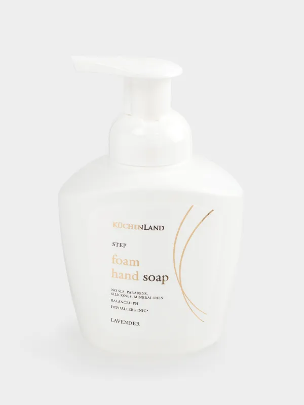 Мыло-пенка для рук, 400 мл, с дозатором, Лаванда, Step, image-0