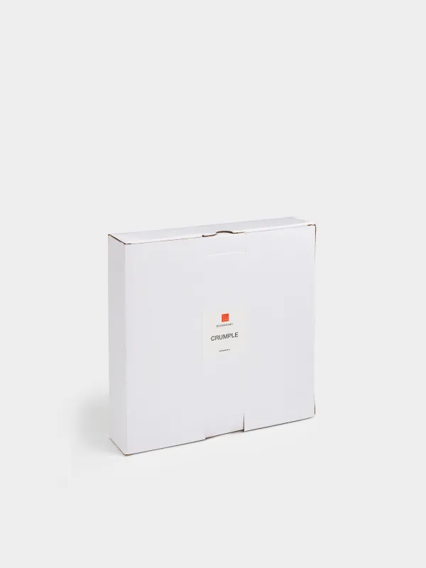 Тарелка закусочная, 21 см, фарфор N, молочная, Мятый эффект, Crumple, image-4