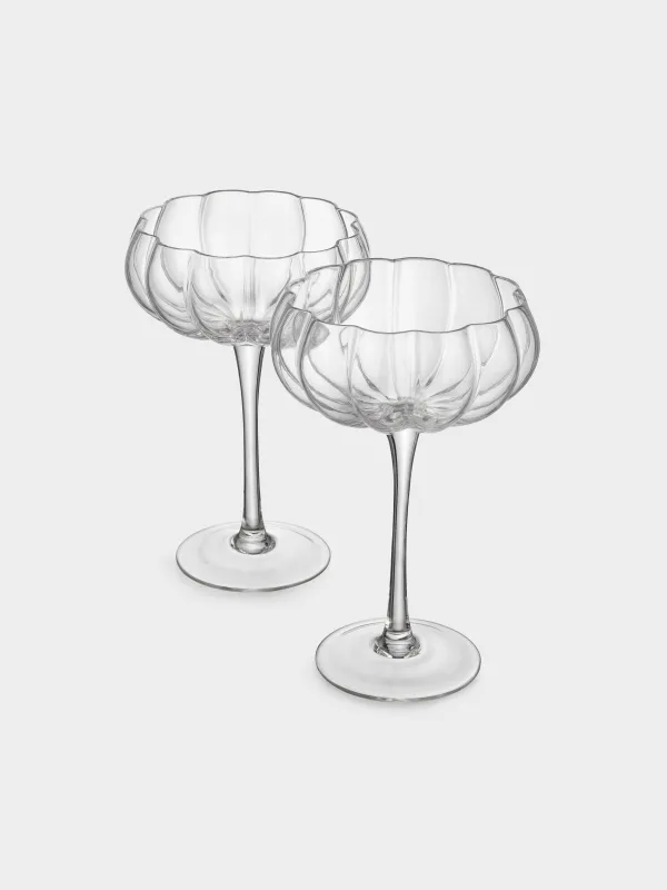 Шампанға арналған стақан, 310 мл, 2 дана, шыны, Blossom R, image-1