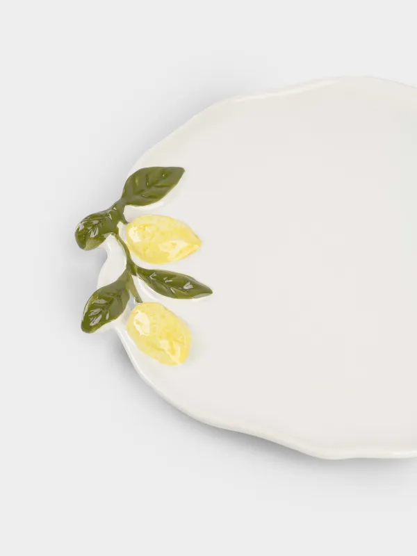 Ыдыс, 24 см, керамика, сүт түстес, Лимон, Sicily, image-3