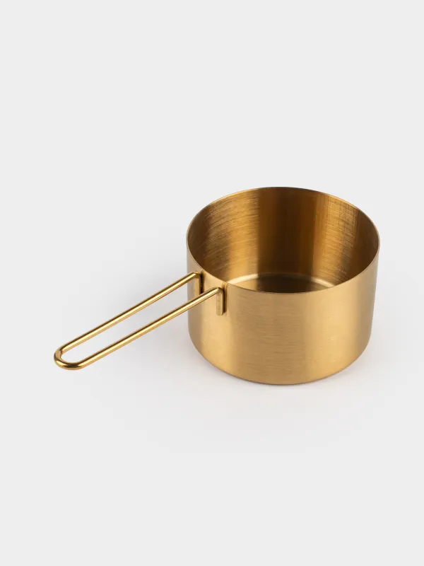 Өлшеуіш қасық, 250 мл, болат, алтын, Device gold, image-1
