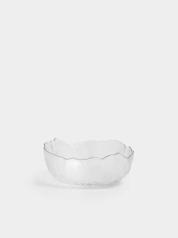Салатник, 20х9 см, с серебристым кантом, Nautilus silver, image-0