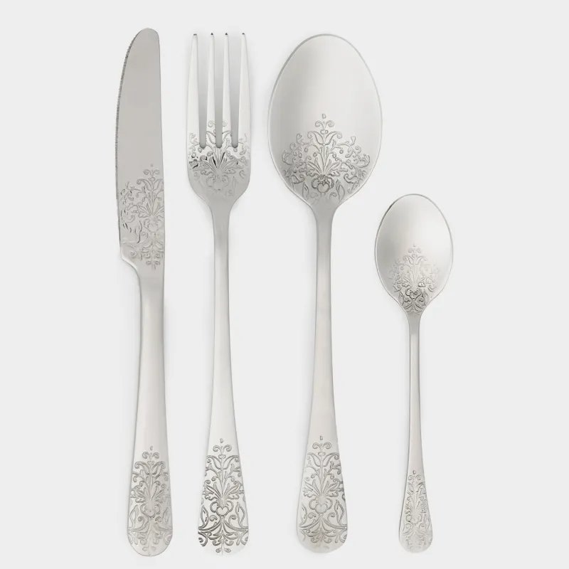 Столовые приборы, 6 перс, 24 пр, сталь, Узор, Versailles