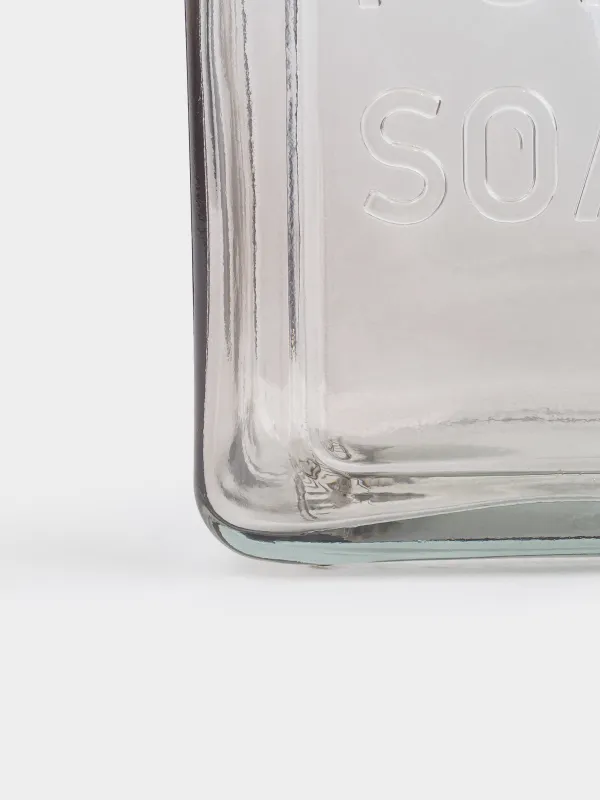 Сұйық сабын мөлшерлегіші, 570 мл, шыны/пластик, сұр-қоңыр, Pure soap, Title color, image-3