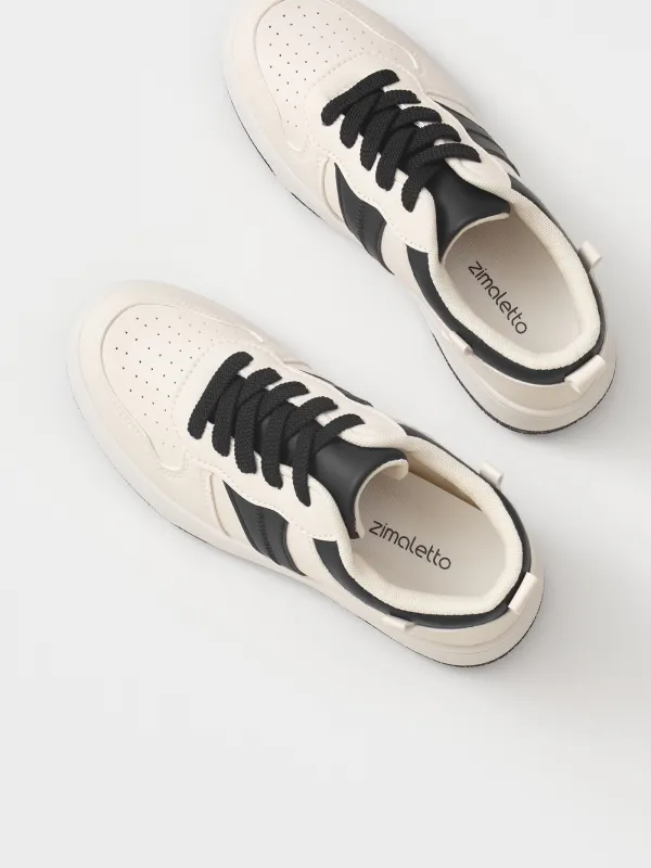 Әйелдерге арналған кеды, өлшемі 39, полиуретан/ПВХ, ақ-қара, Dorothy, image-5