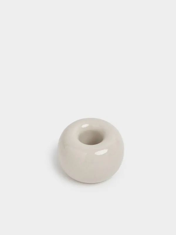 Тіс щеткасына арналған тұғыр, 3 см, керамика, сарғылт-қоңыр, Nira, image-1