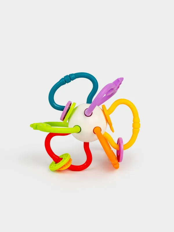 Тістегіш ойыншық, 11х10 см, силикон/пластик, Kiddy, image-0