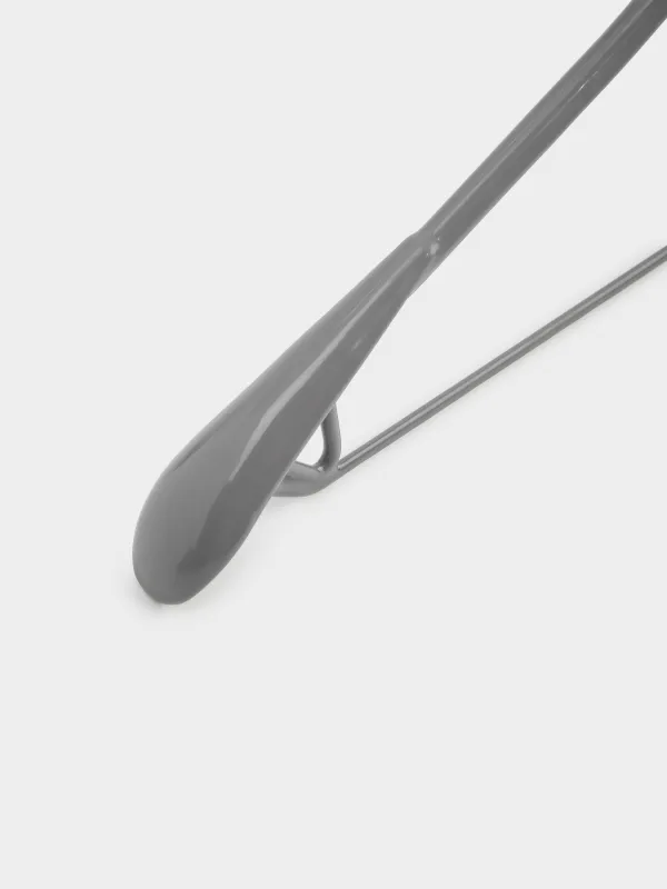 Ілгіш-иықтар, 44 см, иық жастығы бар, шалбар/юбка ілмектері бар, қапталған металл, сұр, Colorful house, image-4