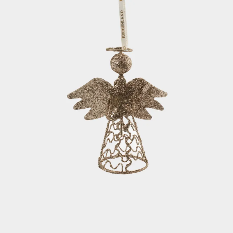 Шырша ойыншығы, 15 см, металл, шампан, Періште, Angel sparks