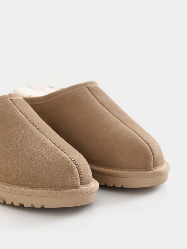 Әйелдерге арналған угги, өлшемі 37, өкшесі ашық, күдері/жүн, сарғылт-қоңыр, Suede, image-7