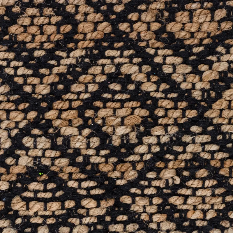 Коврик, 60х100 см, джут/хлопок, песочный/черный, Ромбы, Jute, image-3