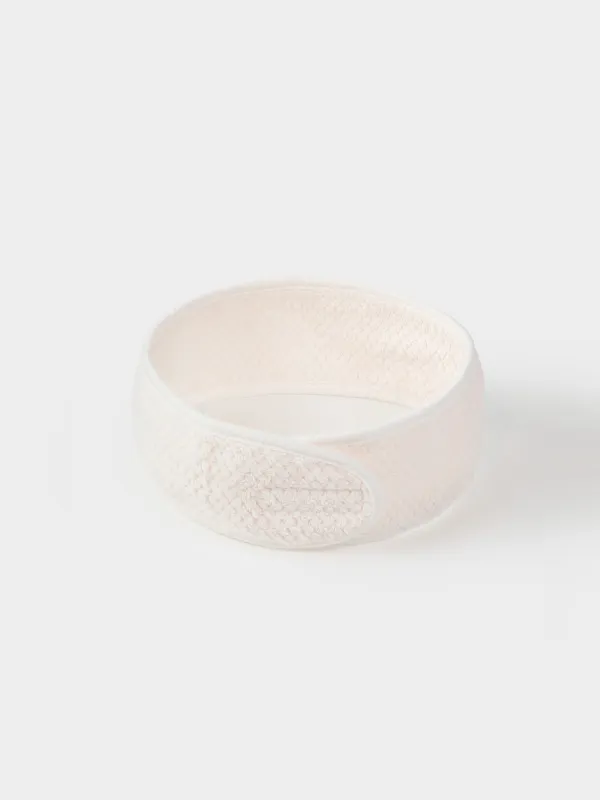 Шашқа арналған резеңке, 56х9 см, флис, Velcro, сүт түстес, Ratine, image-1