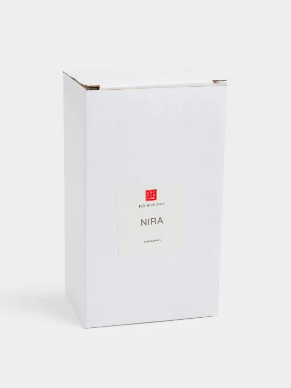 Диспенсер для жидкого мыла, 250 мл, керамика/пластик, бежевый, Nira, image-3