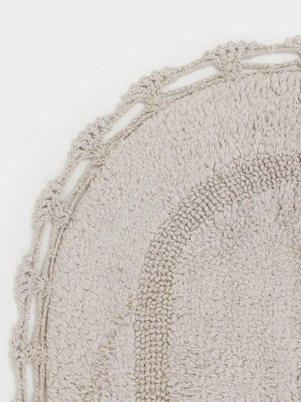 Кілемше, 60x100 см, мақта, бежевый, Шілтер, Knit, image-1