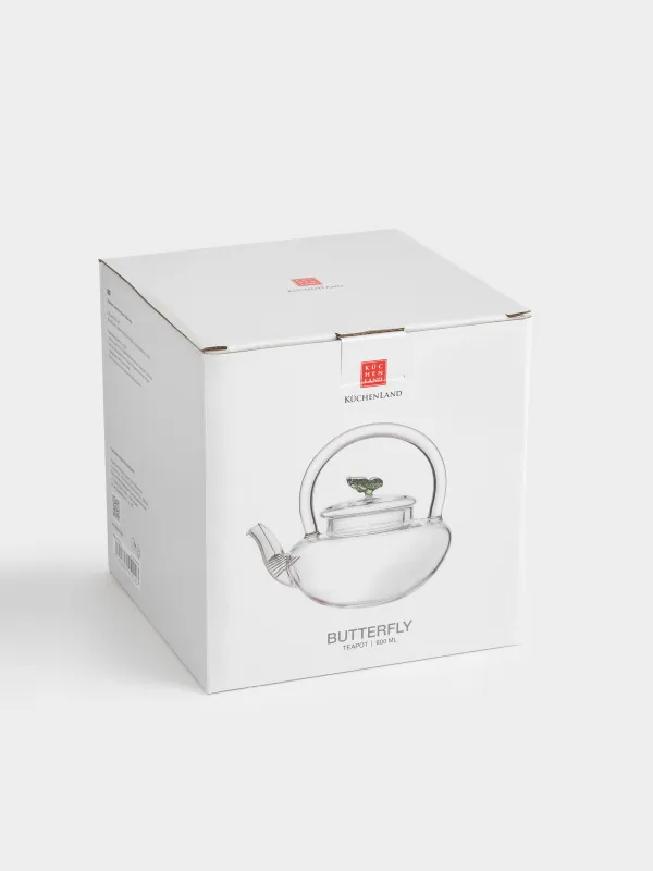 Шайнек, 600 мл, шыны Б/болат, Көбелек, Butterfly, image-5