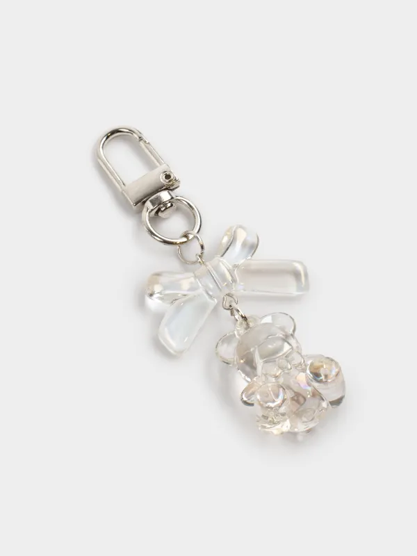 Салпыншақ, 8 см, акрил / металл, Інжу-Маржан, аю, негізгі поляр, image-1