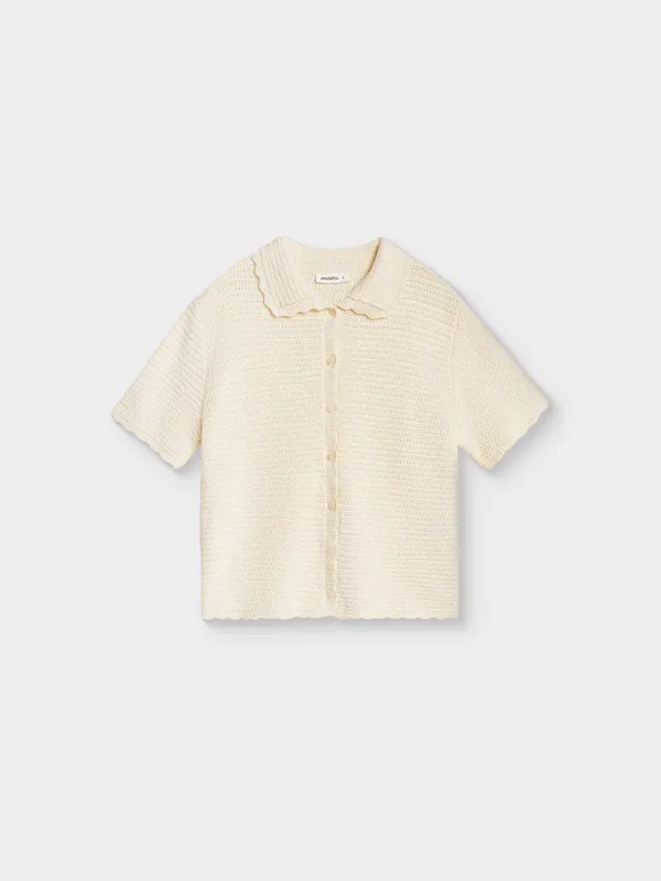 Әйелдер жейдесі, өлшемі XS, поло жағасы бар, мақта К, сарғылт-қоңыр, Babirye, image-4