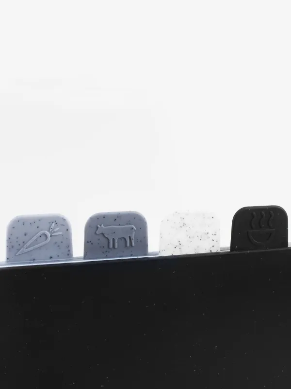 Кесу тақтасы, 28х19 см, 4 дана, стендте, пластмассада, дақтарда, сұр қоспада, Speck, image-3