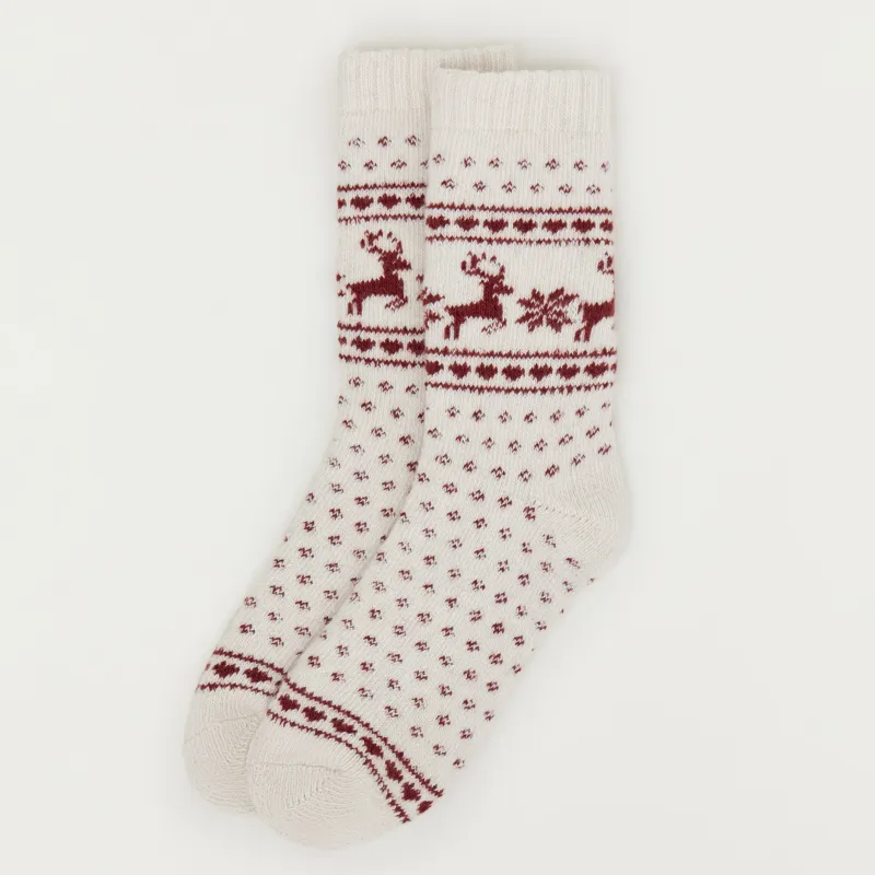 Әйелдер шұлықтары, өлшемі 36-38, полиэстер, сүт түстес, қысқы өрнек, Fleece