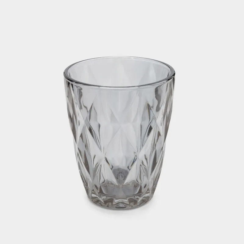 Стақан, 10 см, 270 мл, 6 дана, шыны Р, сұр, Rhomb color, image-5