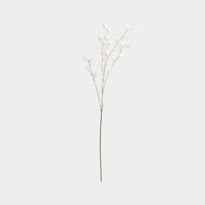 Ветка декоративная, 85 см, Белый физалис, Flower garden