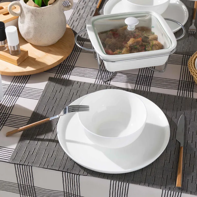 Салат ыдысы, 16х7 см, 800 мл, фарфор F, ақ, Ideal white, image-3