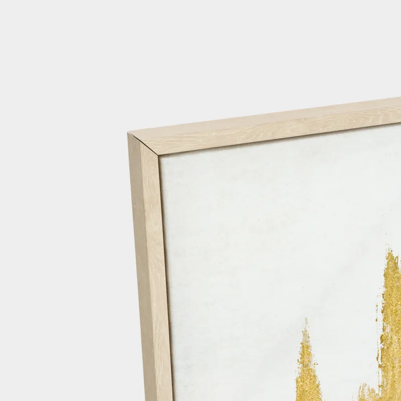 Жиектемедегі сурет, 120х80 см, кенеп, алтын сарғылт-қоңыр, Алтын штрихтар, Abstract, image-2