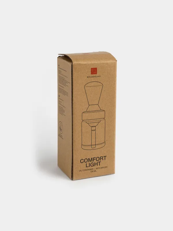 Майға арналған контейнер, 100 мл, щеткасы бар, шыны/силикон, Comfort light, image-4