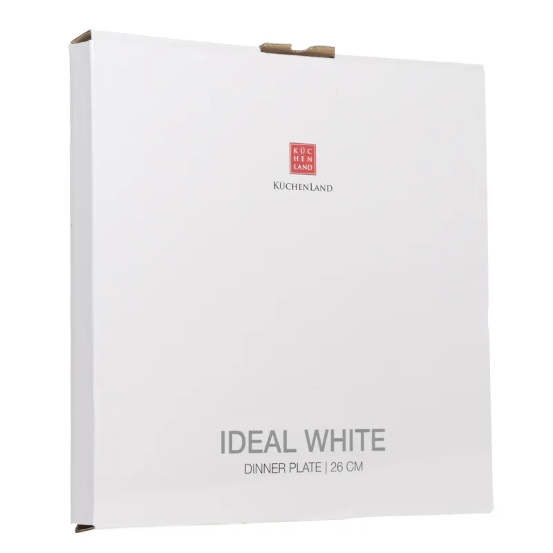 Асханалық тәрелке, 26 см, фарфор F, ақ, Ideal white, image-2