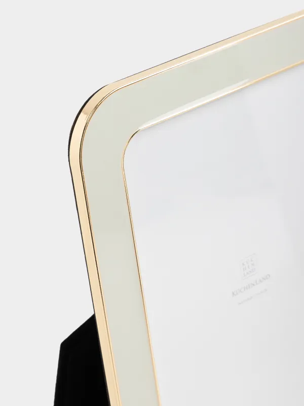 Фото жиектеме, 15х20 см, металл/шыны, сарғылт-қоңыр-алтын, Fantastic gold, image-2