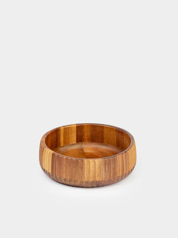 Салатник, 19х6 см, рифленый, Noble tree, image-1