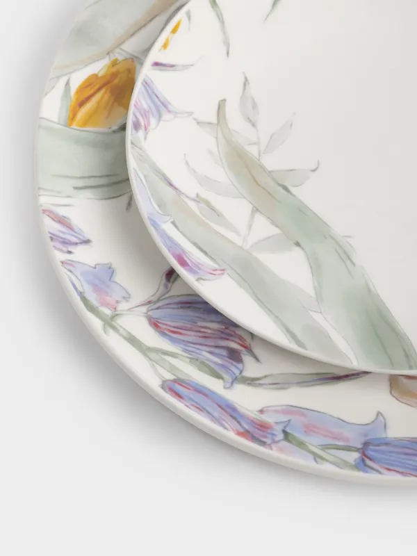 Сервиз обеденный, белый, Pastel flora, image-4