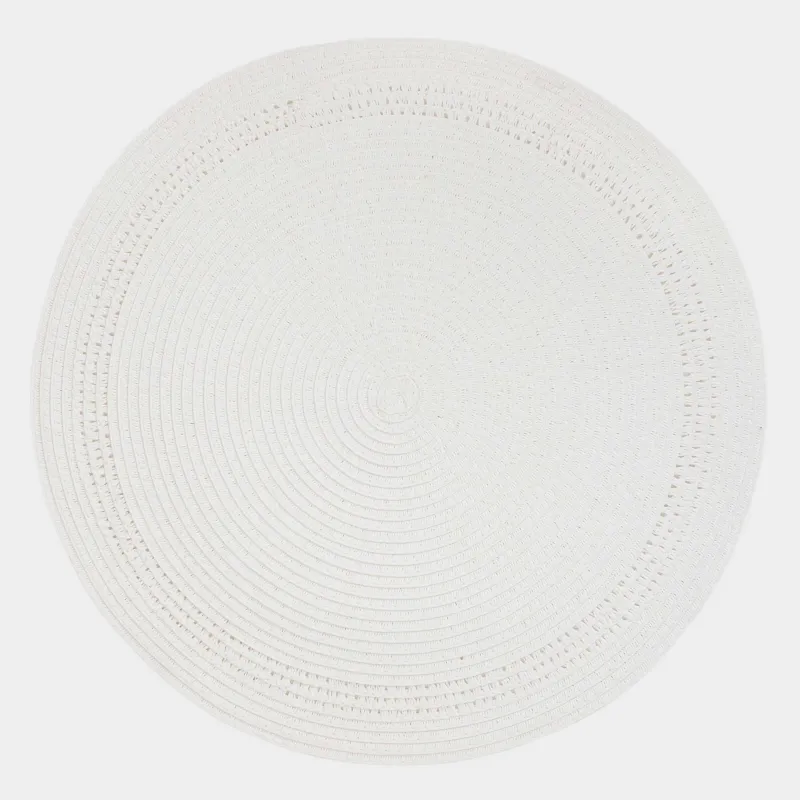 Аспаптарға арналған майлық, 38 см, целлюлоза, дөңгелек, ақ, Straw, image-0