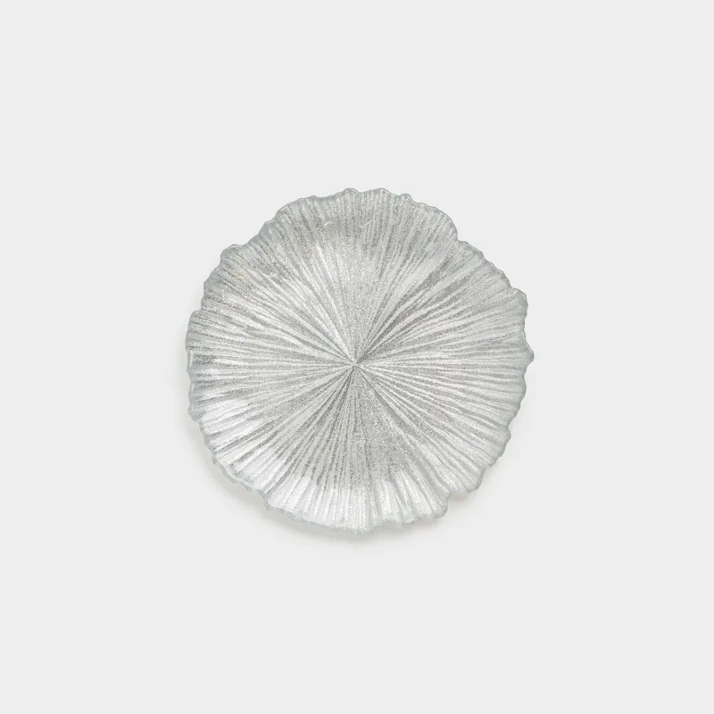 Тіскебасар тәрелкесі, 21 см, шыны Р, күміс түстес, Verge