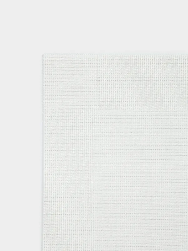 Салфетка под приборы, 30x45 см, 2шт, ПВХ/полиэстер, прямоугольная, молочная, Mats, image-4