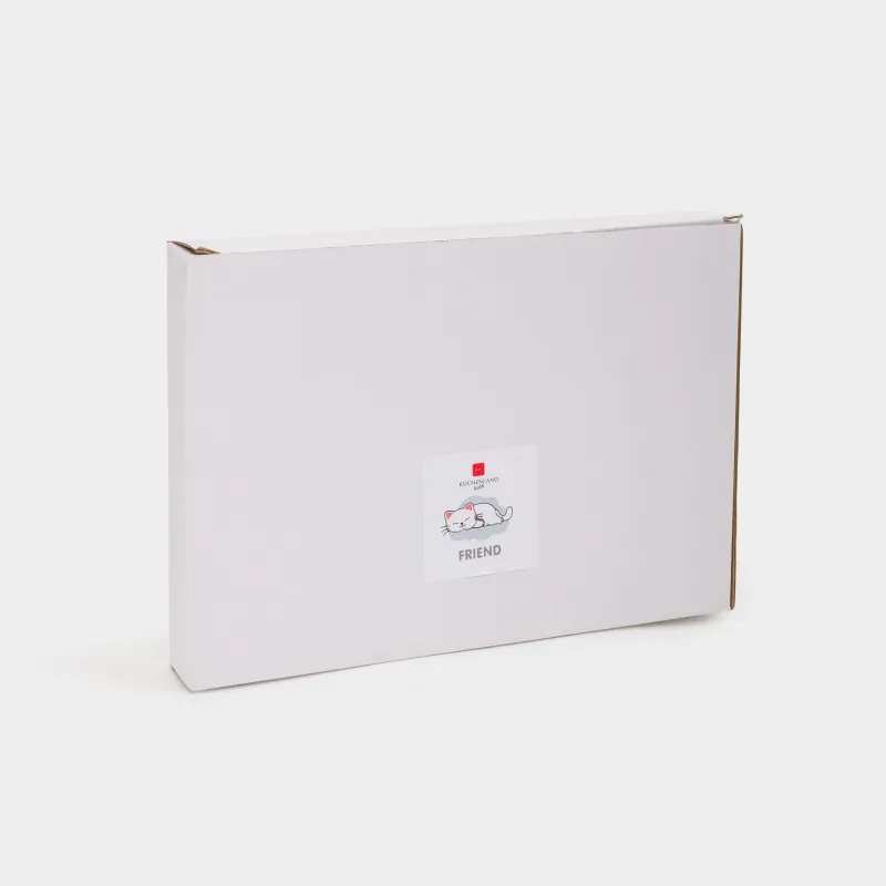 Балалар асханасының тәрелкесі, 23х16 см, фарфор Р, сұр, бұйра, Марғау, Friend, image-4