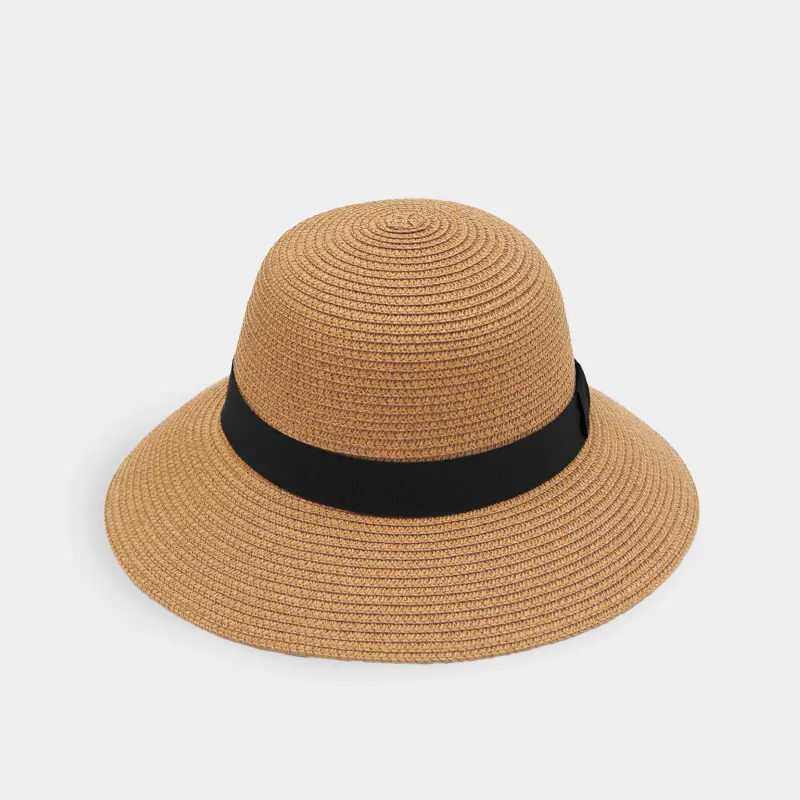 Шляпа, 57 см, единый размер, целлюлоза/полиэстер, песочная, Banjo