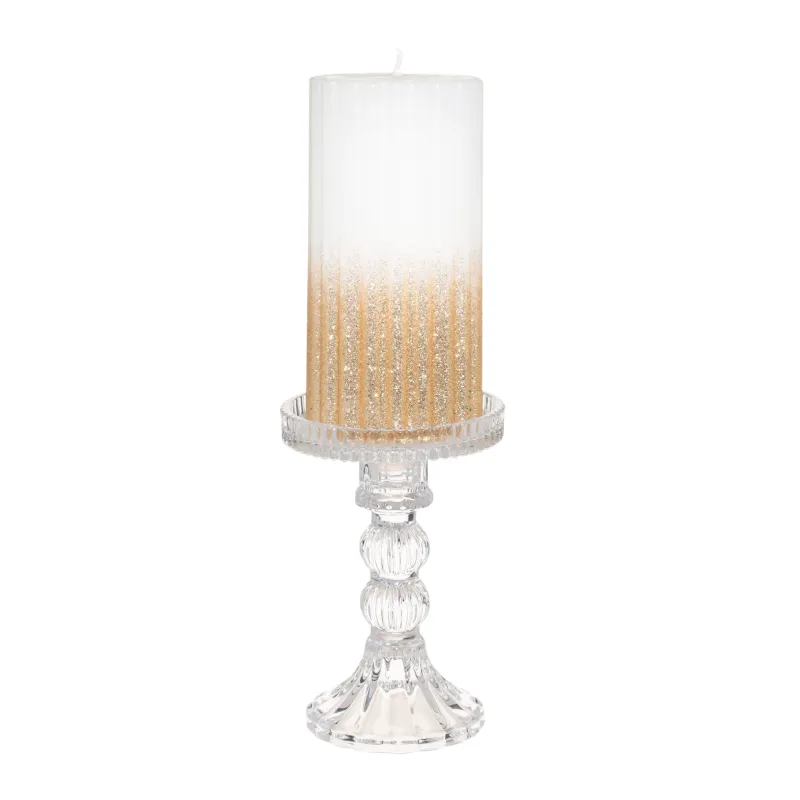 14 см, цилиндрлік/жіңішке майшамға арналған, аяғы бар, жиналмалы, шыны Р, Ribby, image-5