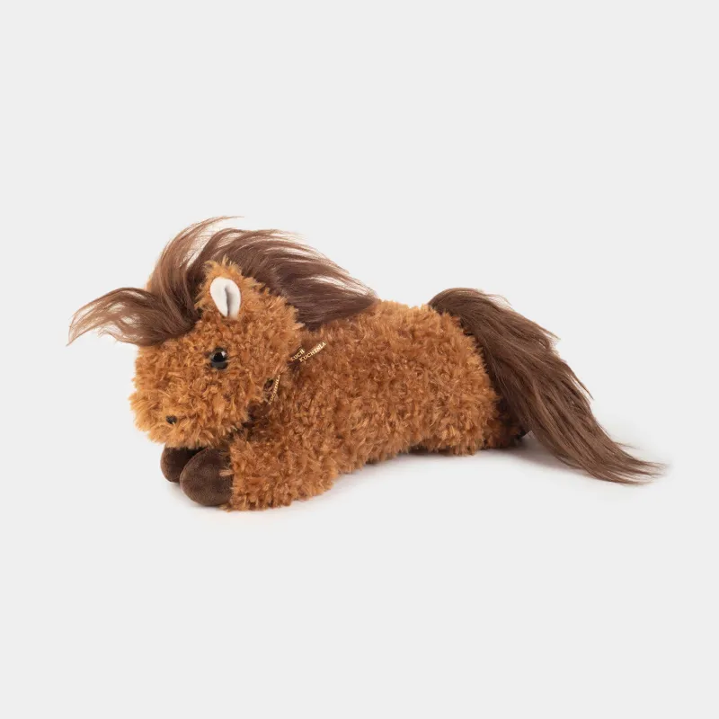 Ойыншық, 30 см, жұмсақ, полиэстер, қоңыр, Жылқы, Horse cute