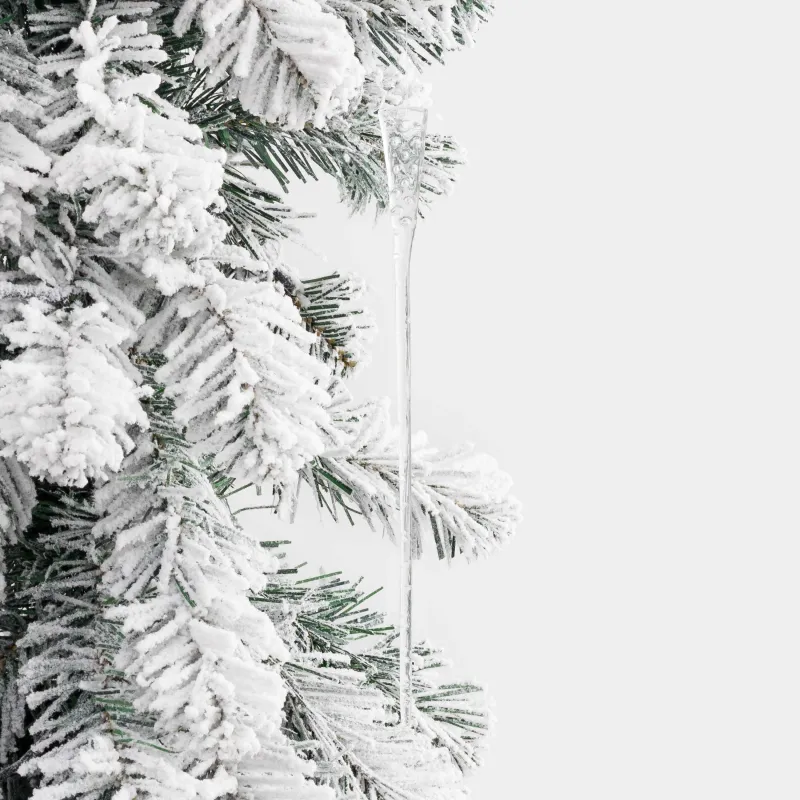 Игрушка елочная, 23 см, стекло, Сосулька, Figure sparkle, image-4