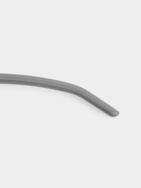 Вешалка-плечики, 42 см, 3 шт, без перекладины, металл с покрытием, серая, Круг, Colorful house, image-3