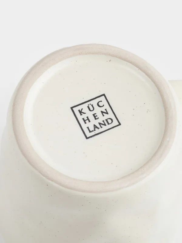 Саптыаяқ, 280 мл, керамика, сүт түстес, Crumple creme, image-3