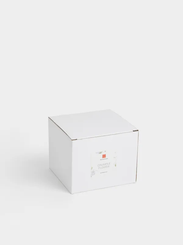 Саптыаяқ, 400 мл, керамика, ақ, Ботакөз, Crumple flower, image-5