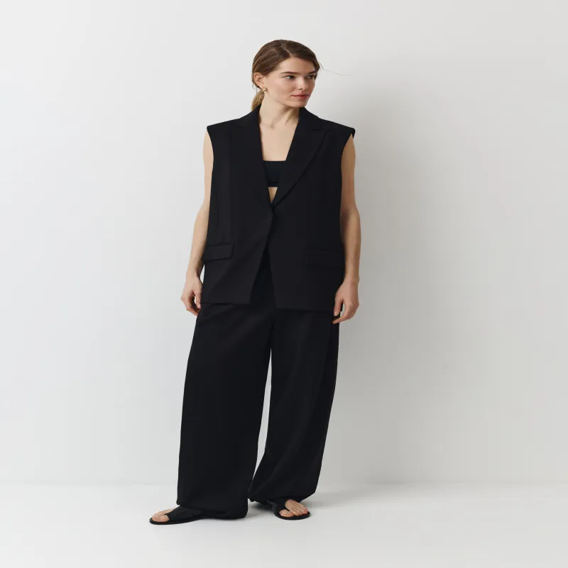 Әйелдер шалбары, өлшемі L, полиэстер/вискоза, сұр, Evora, image-0