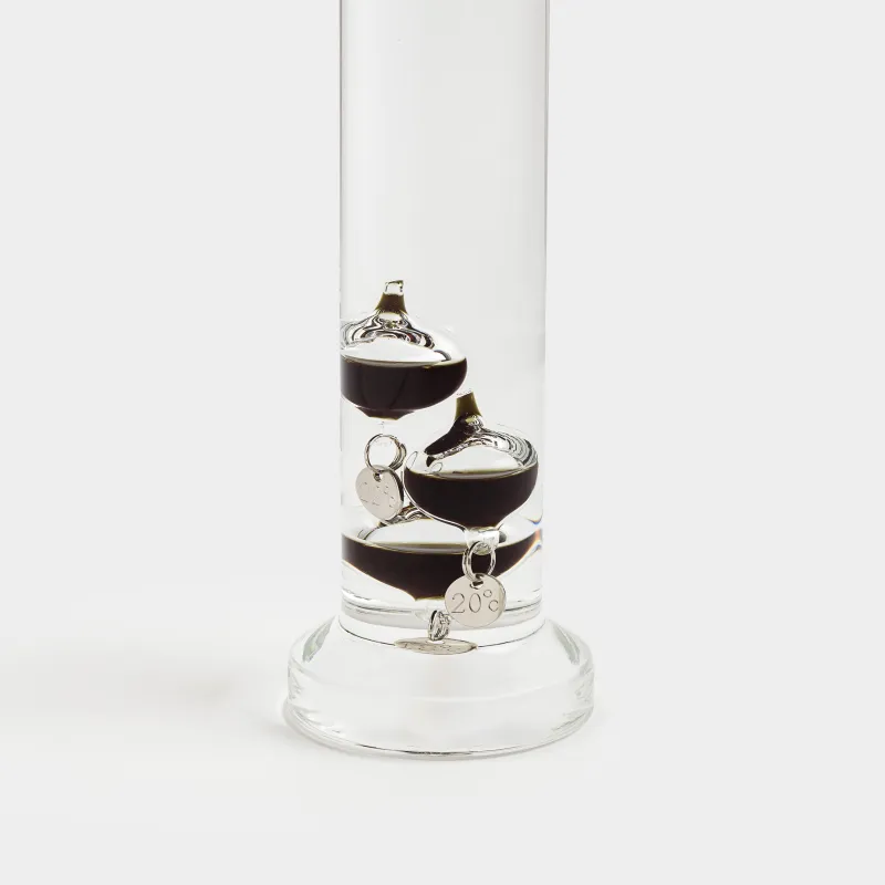 Галилея термометрі, 28 см, 5 қалқымалы ыдыс, шыны, Discovery, image-1