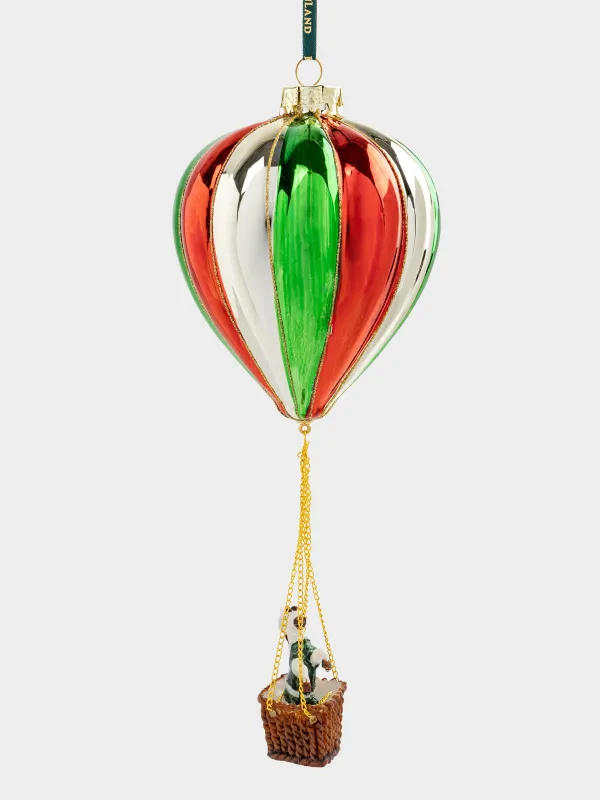 Игрушка елочная, 25 см, Лошадка на шаре, Figure christmas, image-0