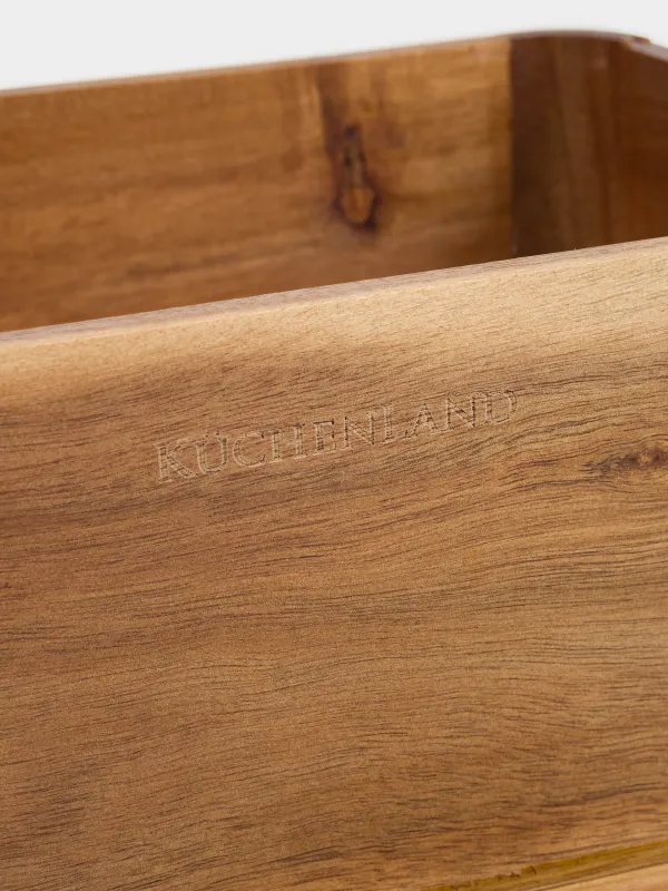 Хлебница, 30х20х13 см, дерево, прямоугольная, Noble tree, image-4