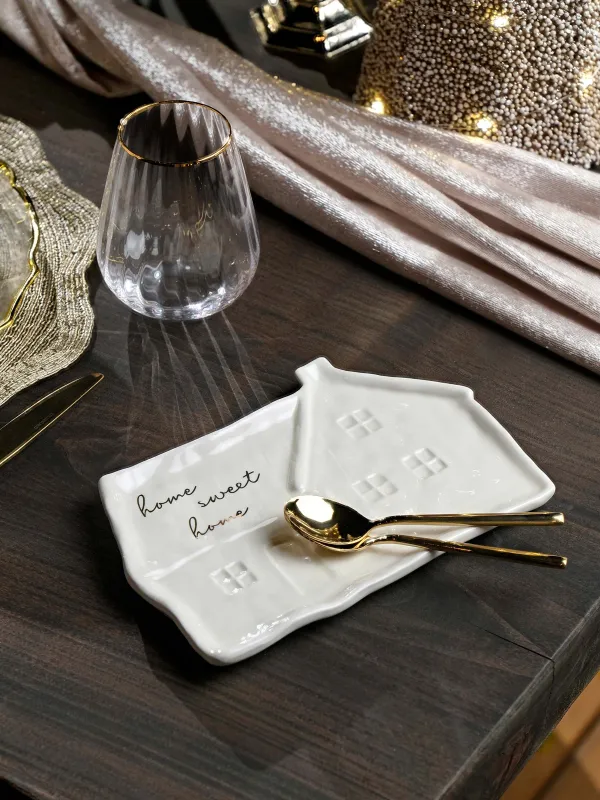 Блюдо, 22х15 см, Дом, Snow sparks, image-7