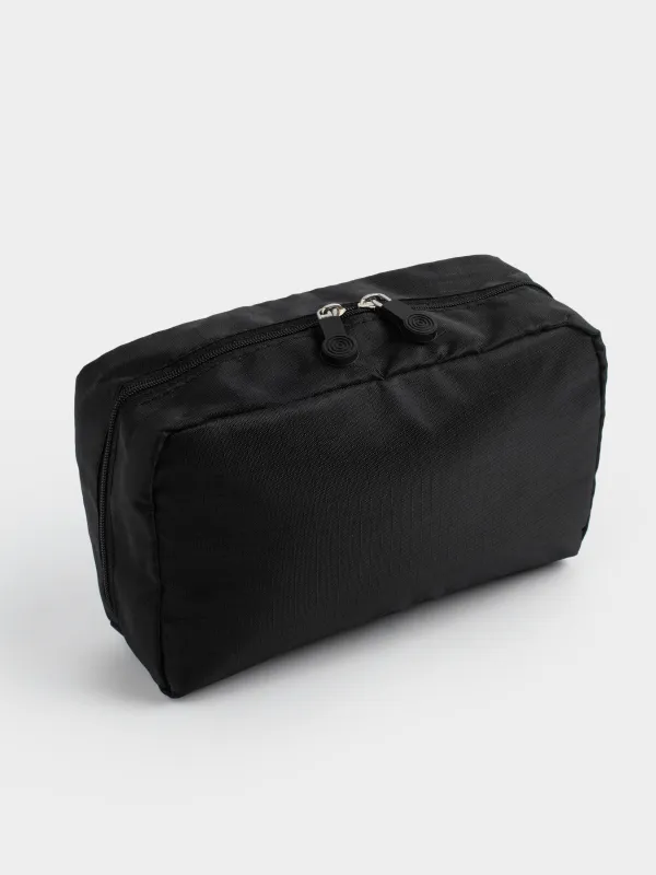 Косметичка дорожная, 20х12 см, полиэстер, черная, Easy Travel, image-2